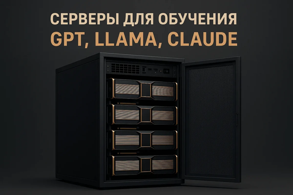 Серверы для обучения GPT, LLaMA и Claude — профессиональное решение для AI