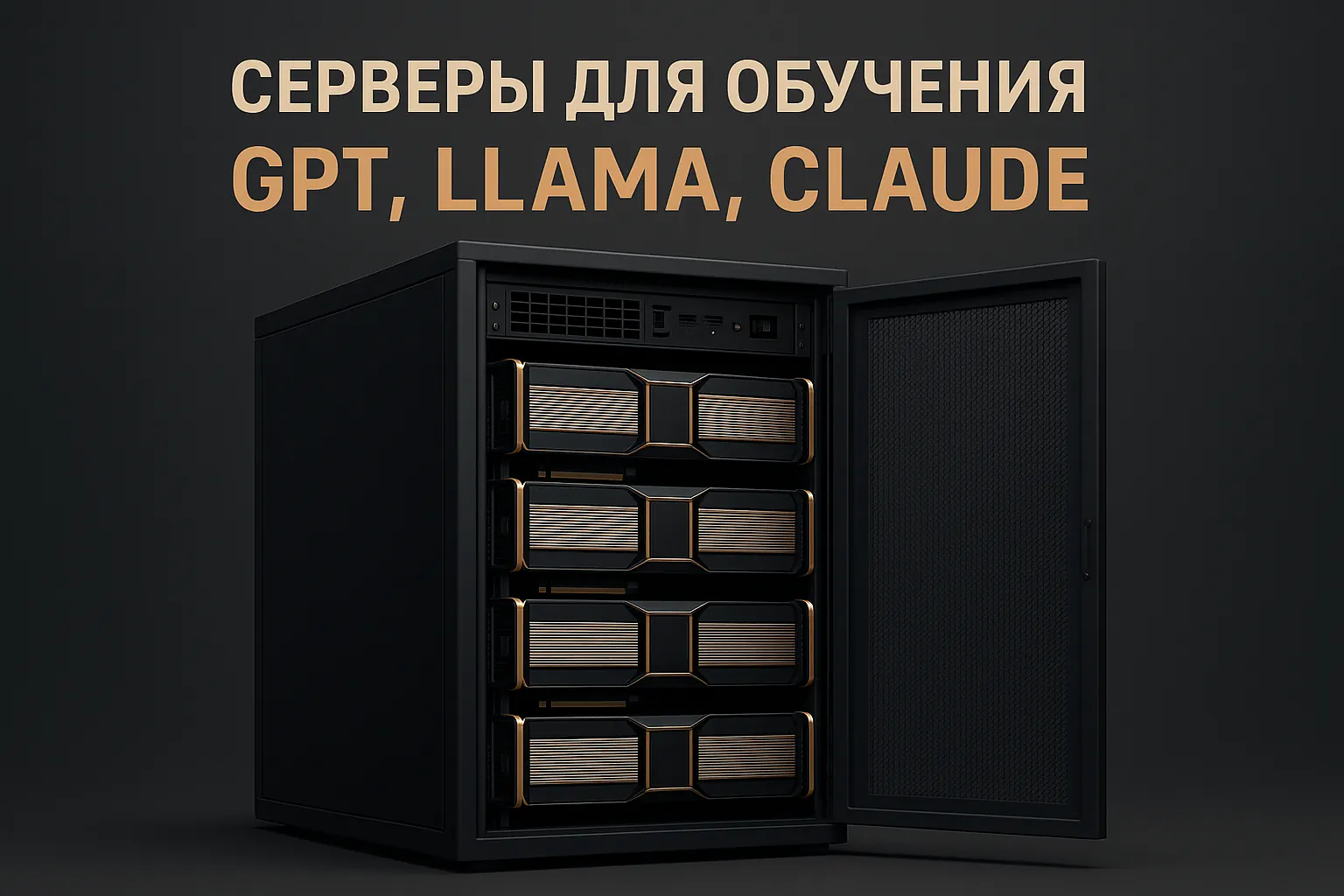 Серверы для обучения GPT, LLaMA и Claude — профессиональное решение для AI