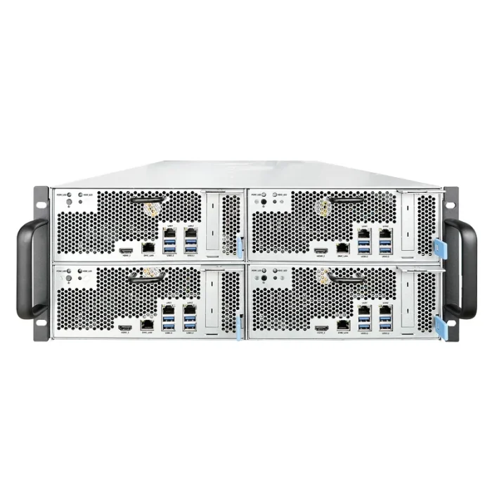 Серверная платформа HUANANZHI HN-PC-FARM4U4 — GPU-ферма 4U (4 узла)