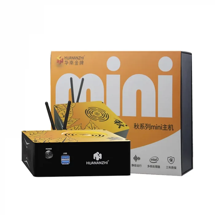 Мини-ПК HUANANZHI Autumn (Intel N100, 8 ГБ, SSD NVMe, 2× HDMI 4K)