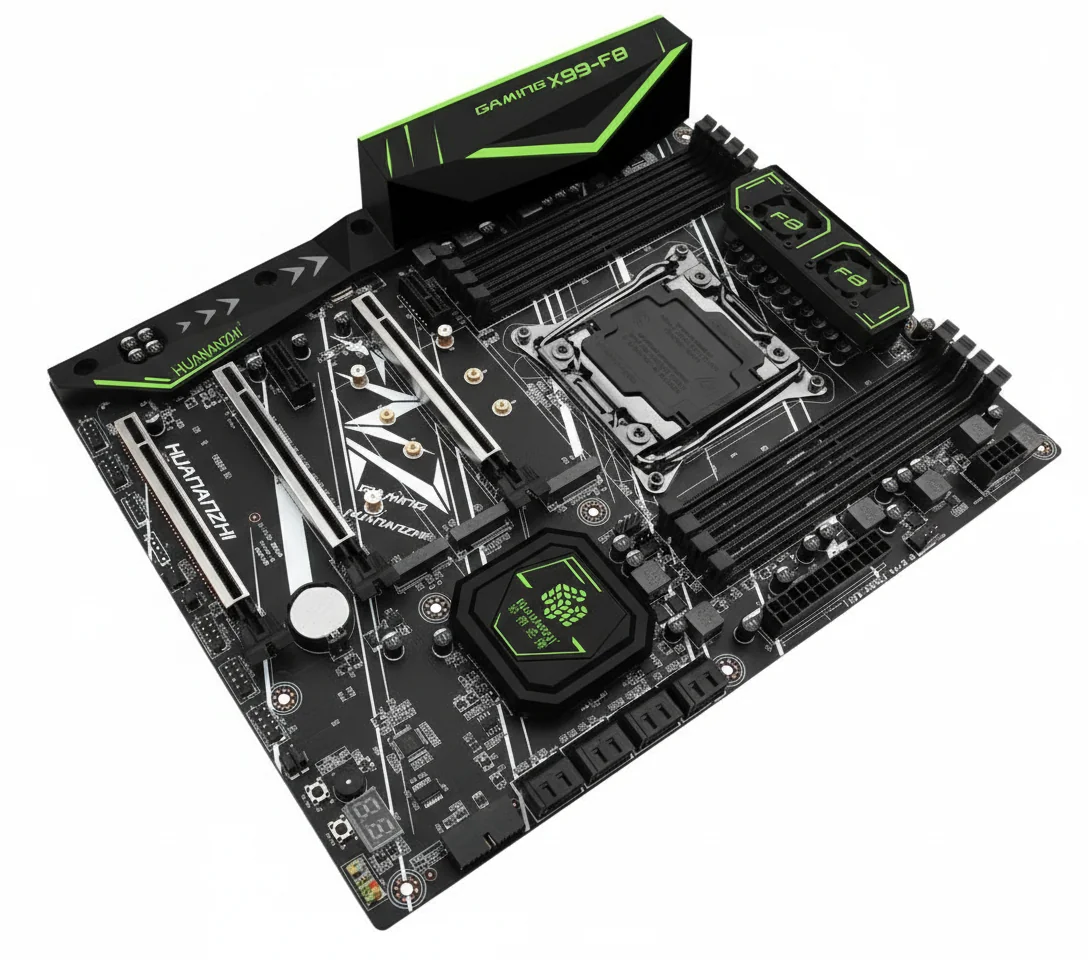 Huananzhi X99-F8 — компоненты платы