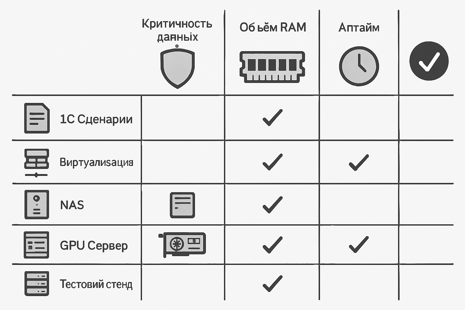 Четыре критерия выбора: где ECC обязательна, а где можно спорить