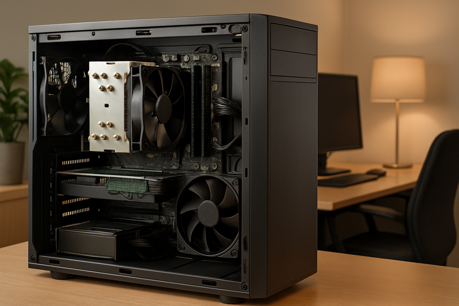 Тихий сервер на Xeon для дома и офиса: как выбрать охлаждение, корпус и вентиляторы без серверного гула