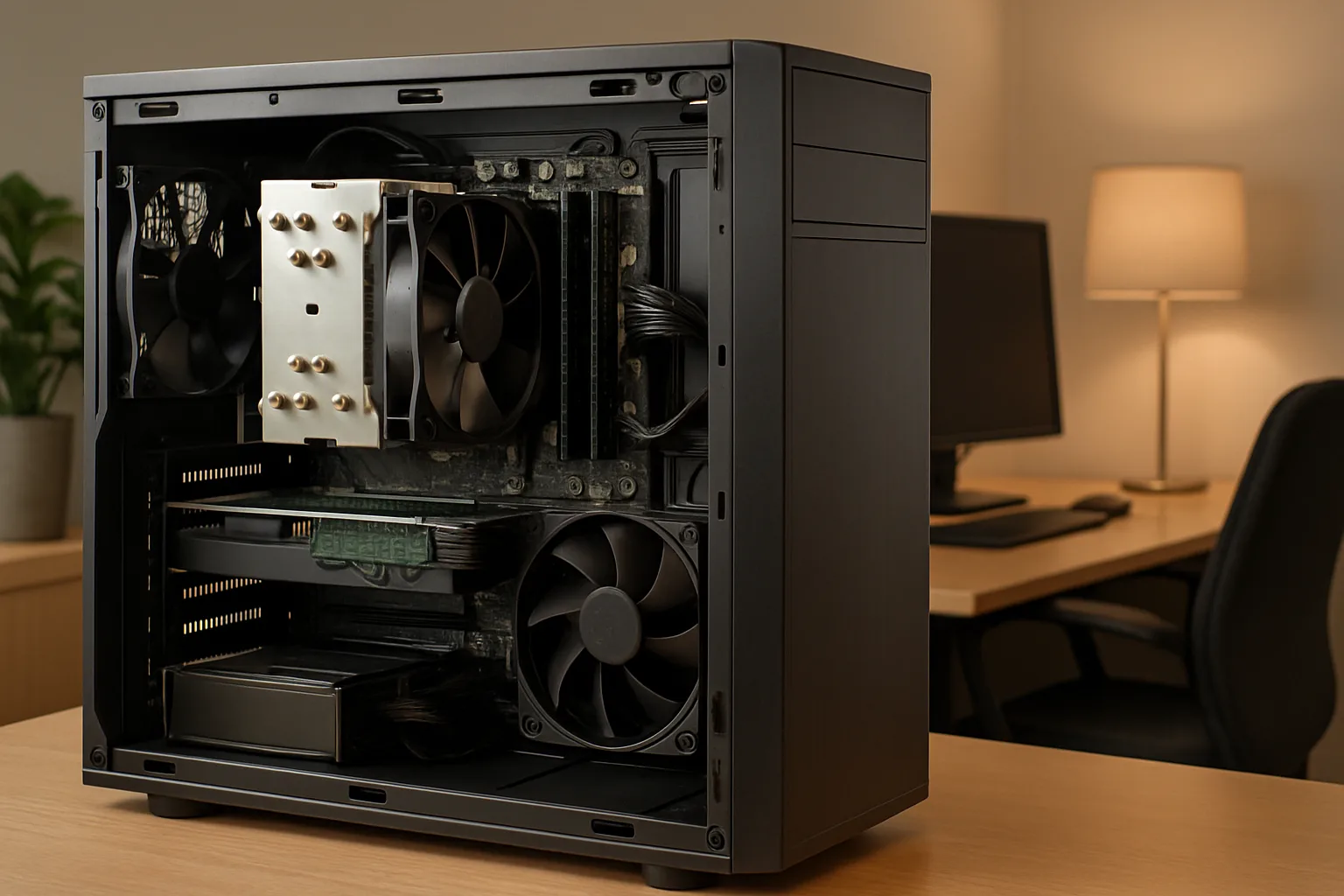 Тихий сервер на Xeon для дома и офиса: как выбрать охлаждение, корпус и вентиляторы без серверного гула