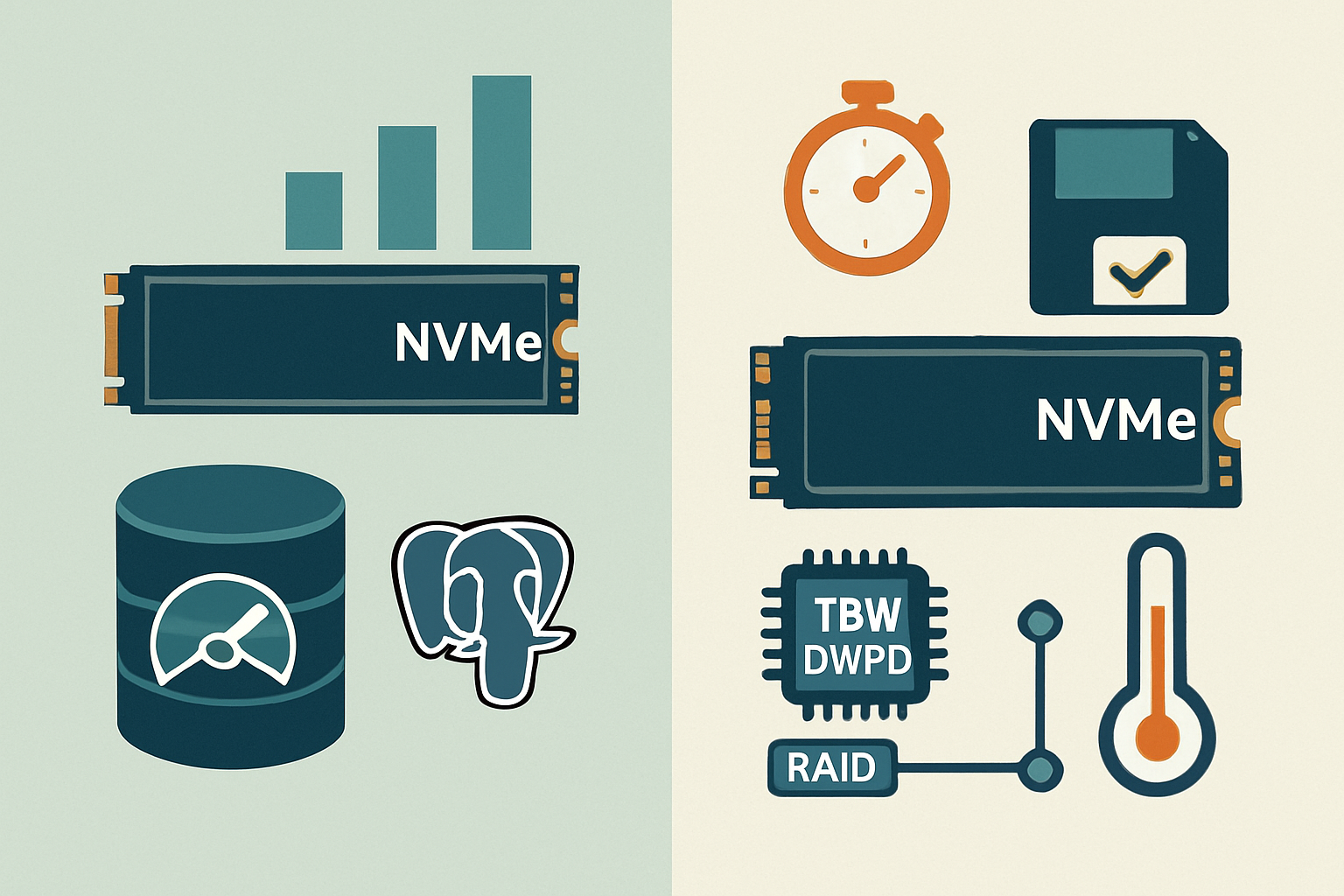 Миф №3: любой NVMe одинаково быстрый для базы