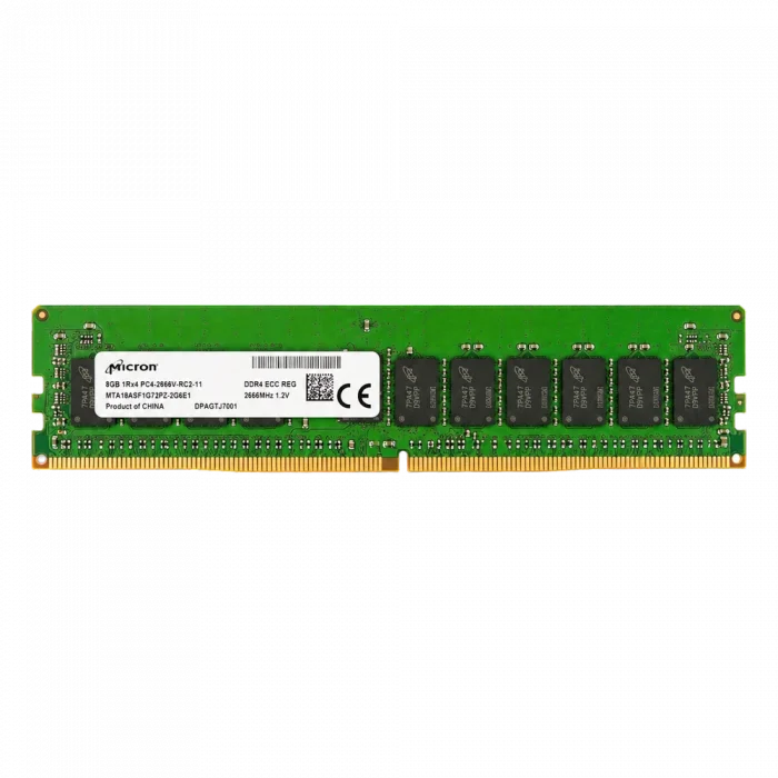 Оперативная память серверная 8GB DDR4 ECC REG MICRON 2666 MHz 1Rx4 RDIMM OEM