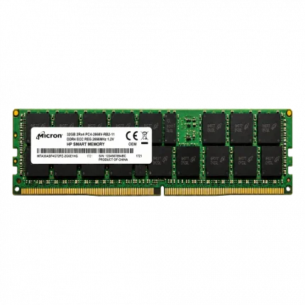 Оперативная память серверная 32GB DDR4 ECC REG MICRON 2666 MHz 2Rx4 HP SMART MEMORY RDIMM OEM