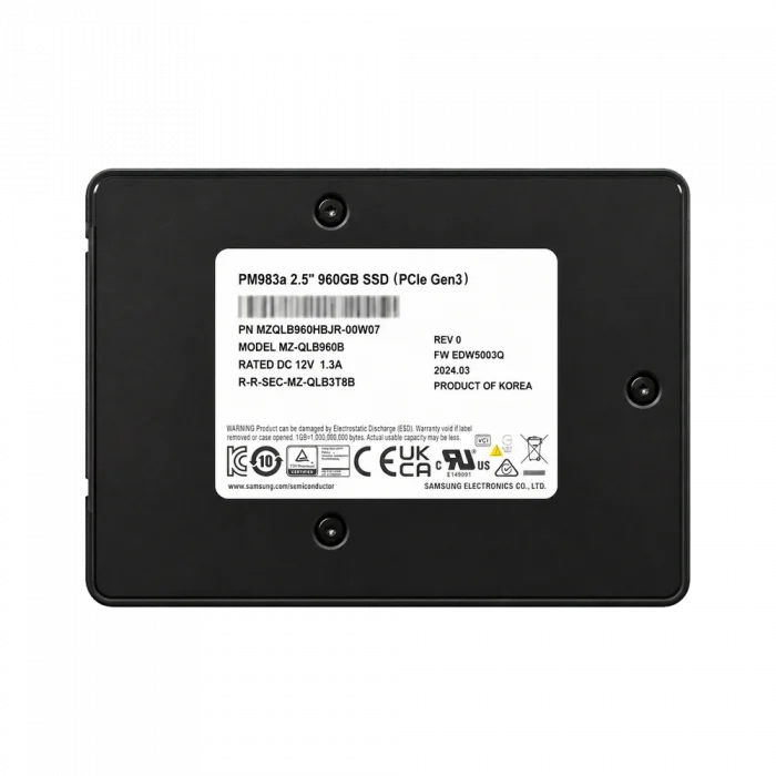 SSD U.2 960GB Samsung PM983A новый