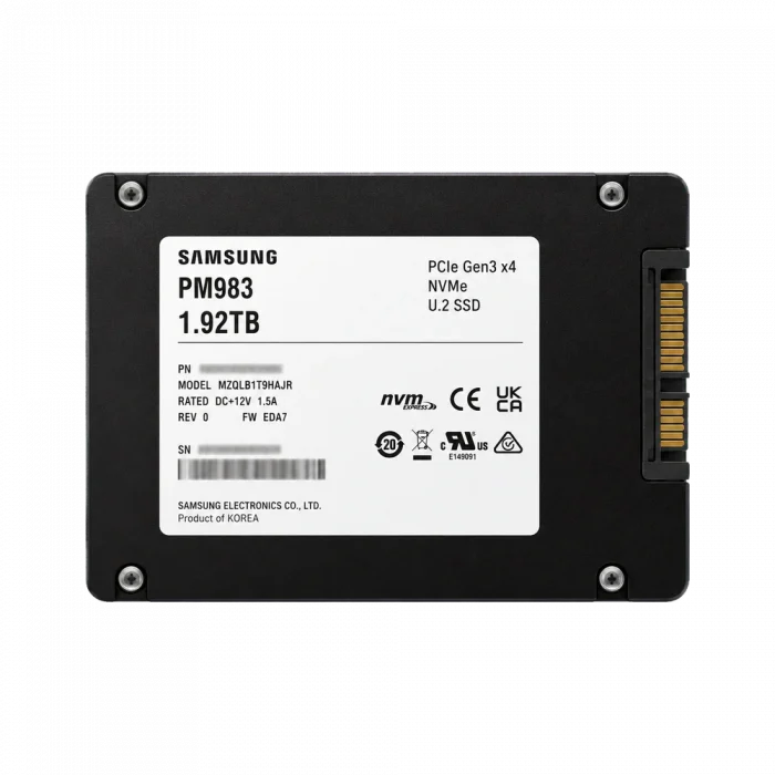 SSD U.2 1,92TB Samsung PM983 новый