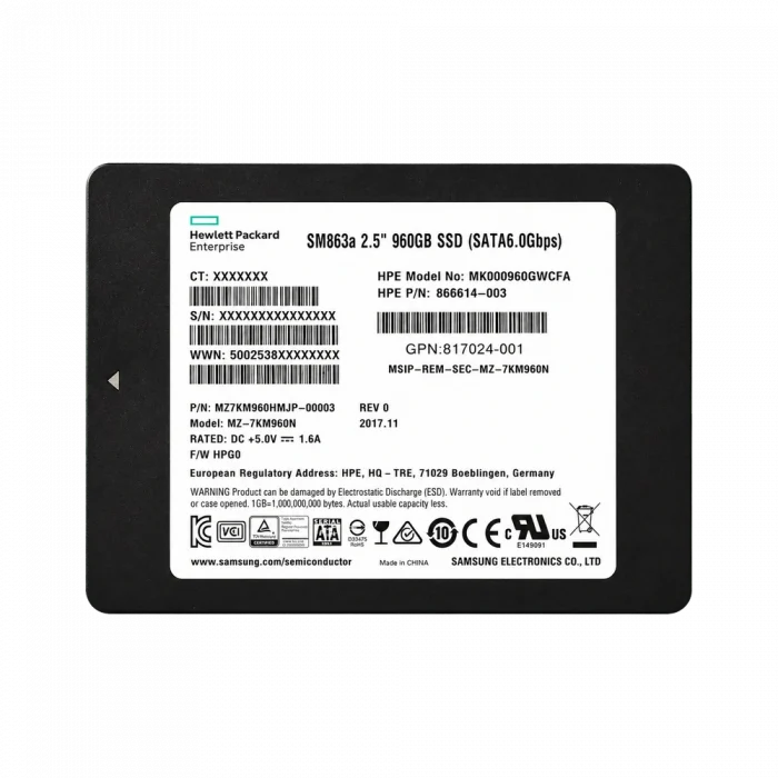 SSD SM863A 960Gb SATA новый