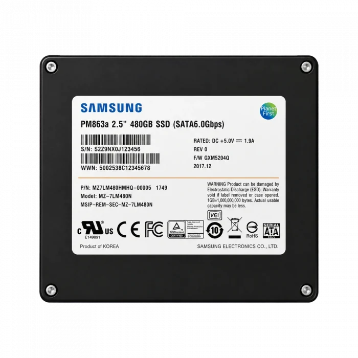 SSD 480GB PM863a SATA (95-97%)