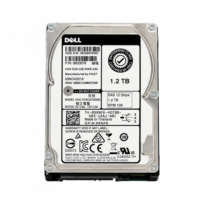 HDD SAS 2,5 1,2TB DELL 10K 12Gbps