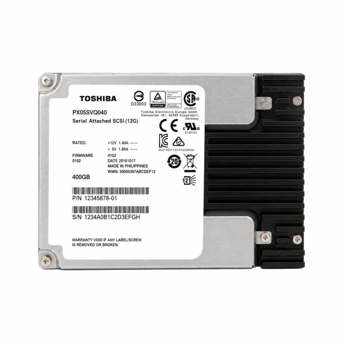 SSD SAS 400 GB TOSHIBA 90%