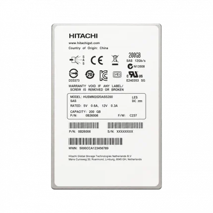 SSD SAS 200 HITACHI 100%