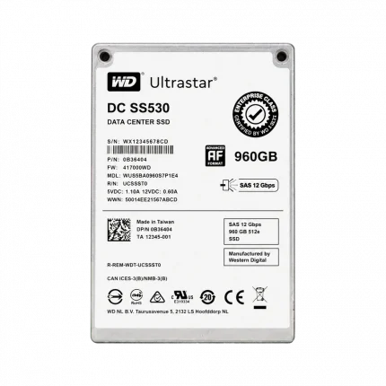SSD SAS 960 GB WD 100%