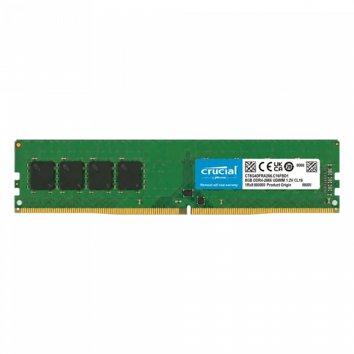 Оперативная память 8GB DDR4 CRUCIAL 2666 MHz 1Rx8