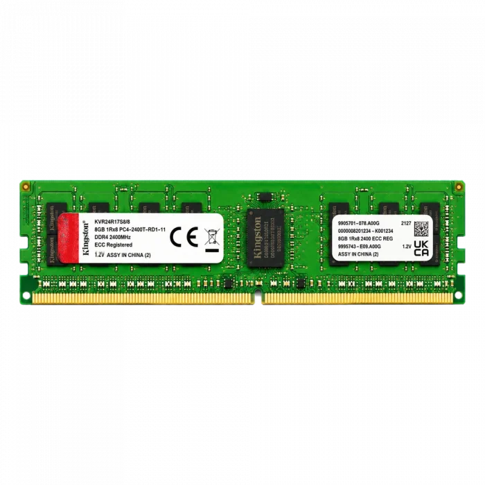 Оперативная память серверная 8GB DDR4 ECC REG KINGSTON 2400 MHz 1Rx8 OEM