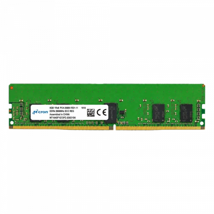 Оперативная память серверная 8GB DDR4 ECC REG MICRON 2666 MHz 1Rx8 RDIMM OEM