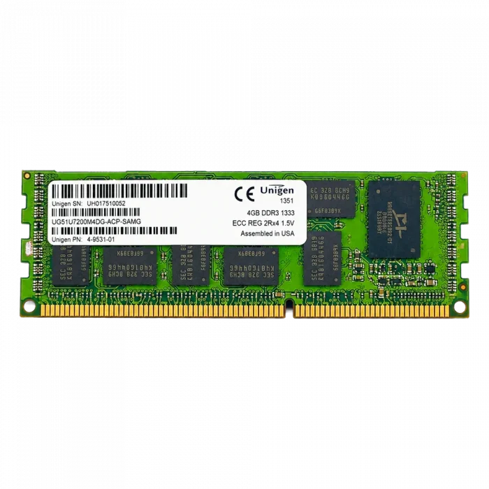 Оперативная память серверная 4GB DDR3 ECC REG Unigen 1333 MHz 2Rx4 OEM