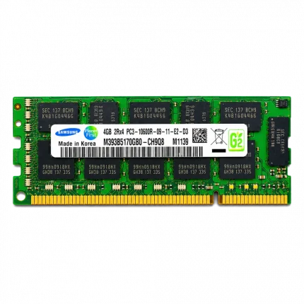 Оперативная память серверная 4GB DDR3 ECC REG SAMSUNG 10600R 1333 MHz 2Rx4 OEM