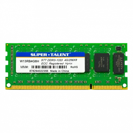 Оперативная память серверная 4GB DDR3 ECC REG SUPER-TALENT 1333 MHz 2Rx4 OEM