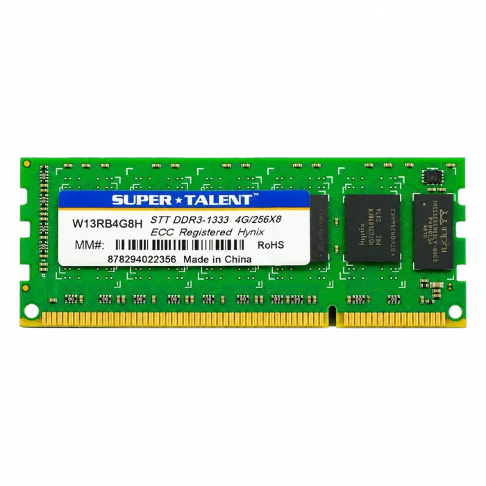 Оперативная память серверная 4GB DDR3 ECC REG SUPER-TALENT 1333 MHz 2Rx4 OEM