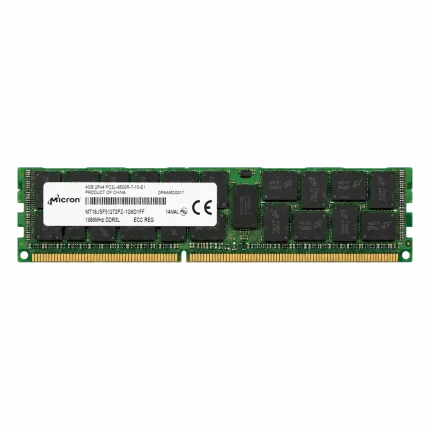 Оперативная память серверная 4GB DDR3L ECC REG MICRON 1066 MHz 2Rx4 OEM