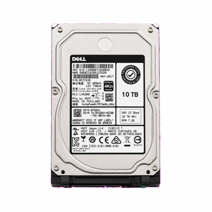 HDD SAS 3,5 10TB DELL 7200 12Gbps