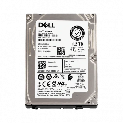 HDD SAS 2,5″ 1,2TB DELL 10K 12Gbps