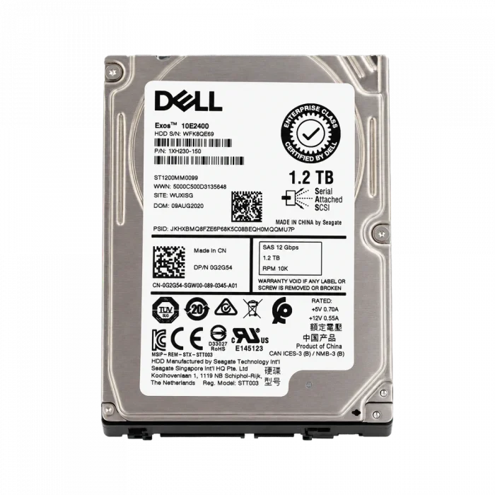 HDD SAS 2,5″ 1,2TB DELL 10K 12Gbps