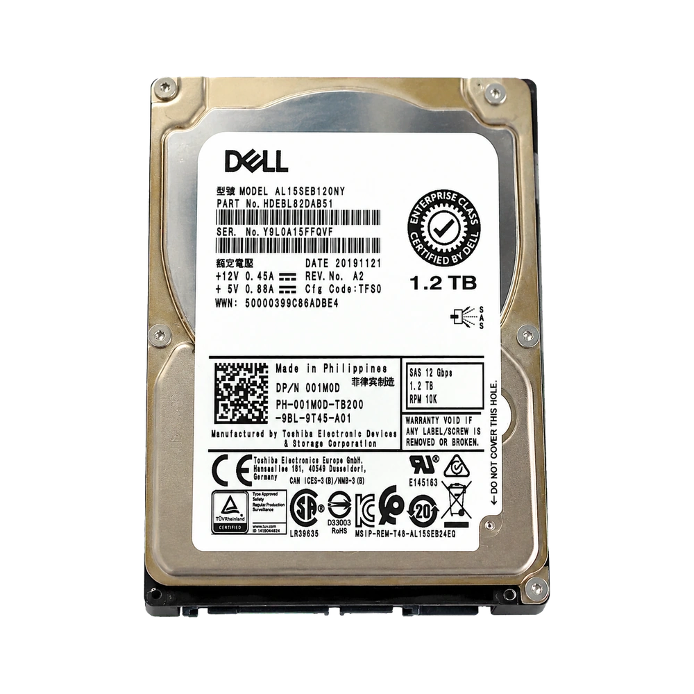 HDD SAS 2,5″ 1,2TB DELL 10K 12Gbps