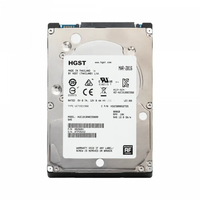 HDD SAS 2,5″ 900GB HGST 10K 12Gbps
