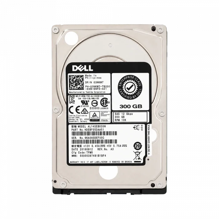 HDD SAS 2,5″ 300GB DELL 10K 12Gbps OEM