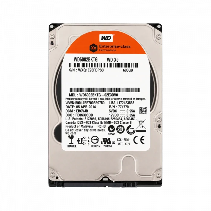 HDD SAS 2,5″ 600GB WD 10K 6Gbps OEM