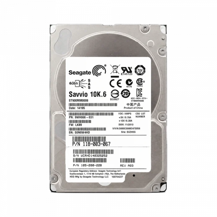 HDD SAS 2,5 900GB SEGATE 10K 6Gbps