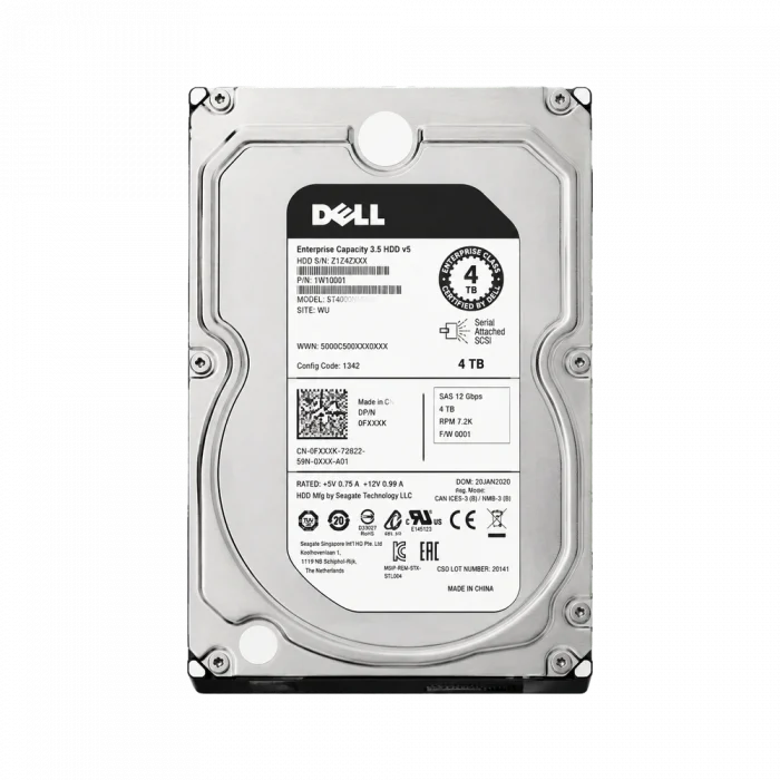 HDD SAS 3,5 4TB DELL 7200 12Gbps