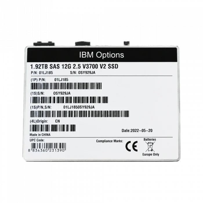 SSD SAS 1.92 TB IBM 01LJ185 новый