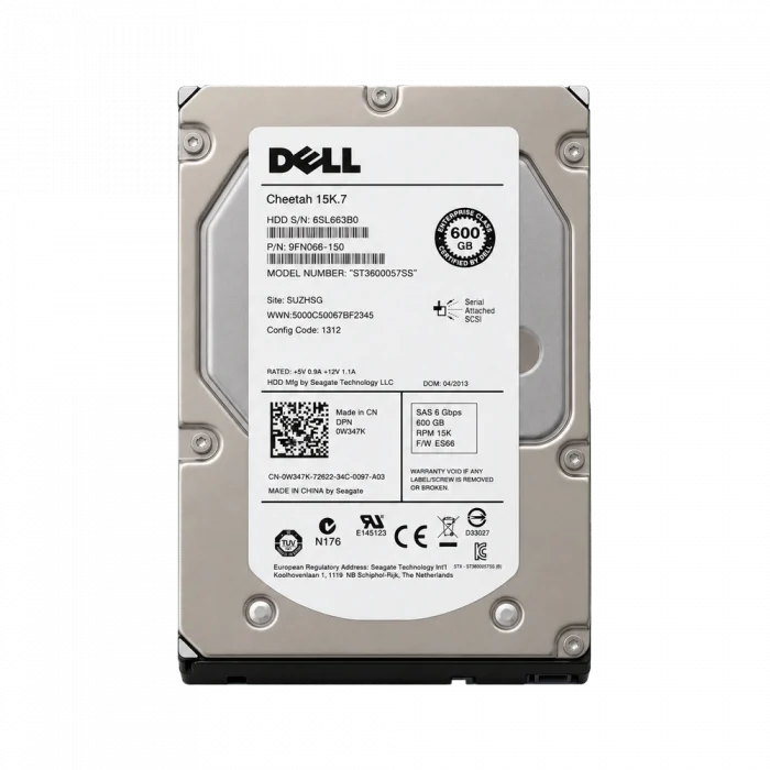 HDD SAS 3,5 600 GB DELL 15K 6Gbps
