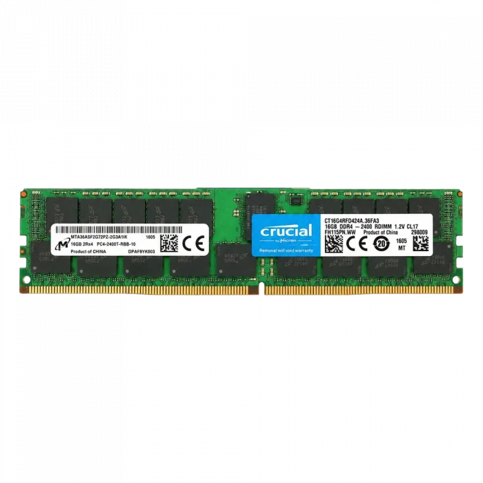 Оперативная память серверная 16GB DDR4 ECC REG MICRON 2400 MHz 2Rx4 OEM