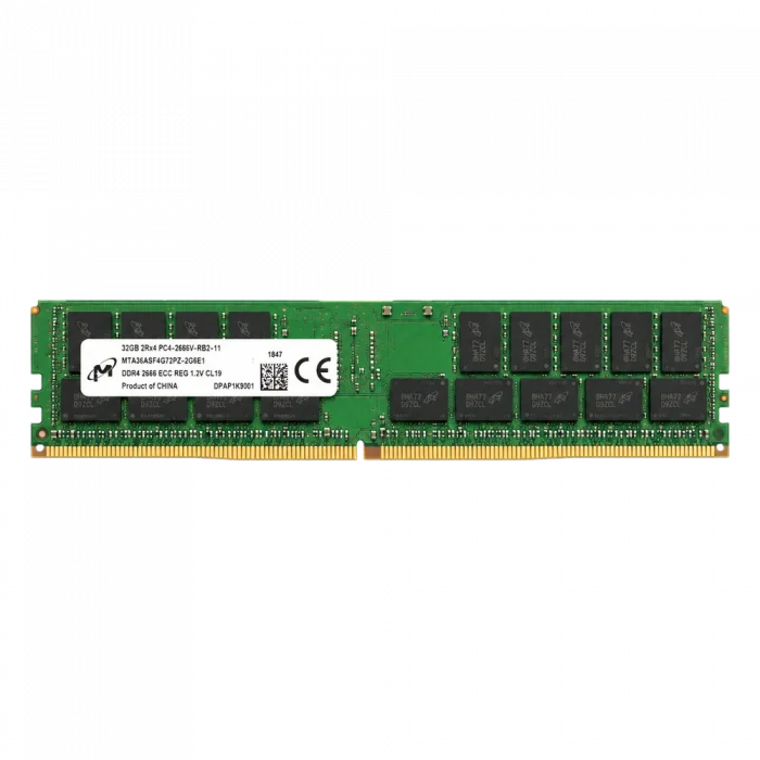 Оперативная память серверная 32GB DDR4 ECC REG MICRON 2666 MHz 2Rx4 RDIMM OEM