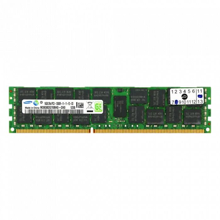 Оперативная память серверная 16GB DDR3 ECC REG SAMSUNG 12800R 1600 MHz 2Rx4 OEM
