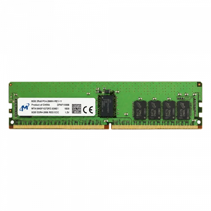 Оперативная память серверная 8GB DDR4 REG MICRON 2666 MHz 2Rx8 RDIMM OEM