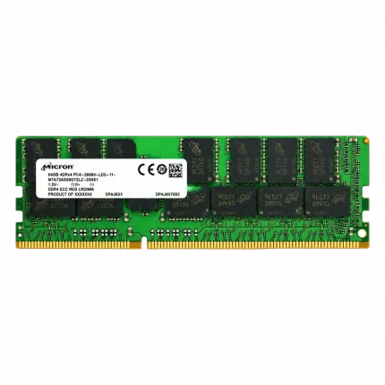 Оперативная память серверная 64GB DDR4 ECC REG MICRON 2666 MHz 4DRx4 LRDIMM OEM
