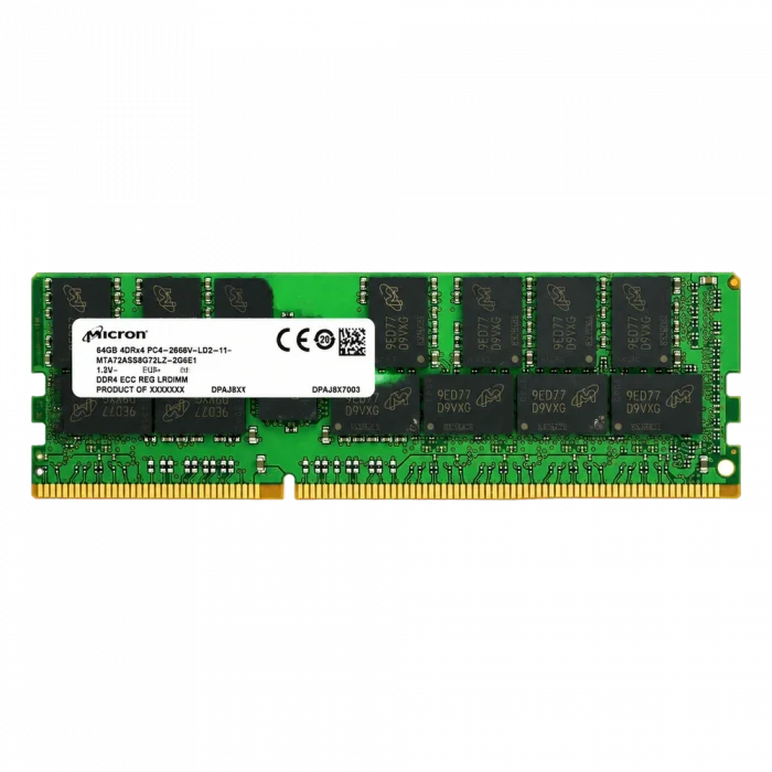 Оперативная память серверная 64GB DDR4 ECC REG MICRON 2666 MHz 4Rx4 LRDIMM OEM