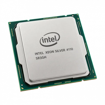 Процессор Intel Xeon Silver 4110 — фото товара на прозрачном фоне