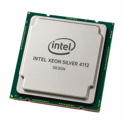 Процессор Intel Xeon Silver 4112 — фото товара на прозрачном фоне