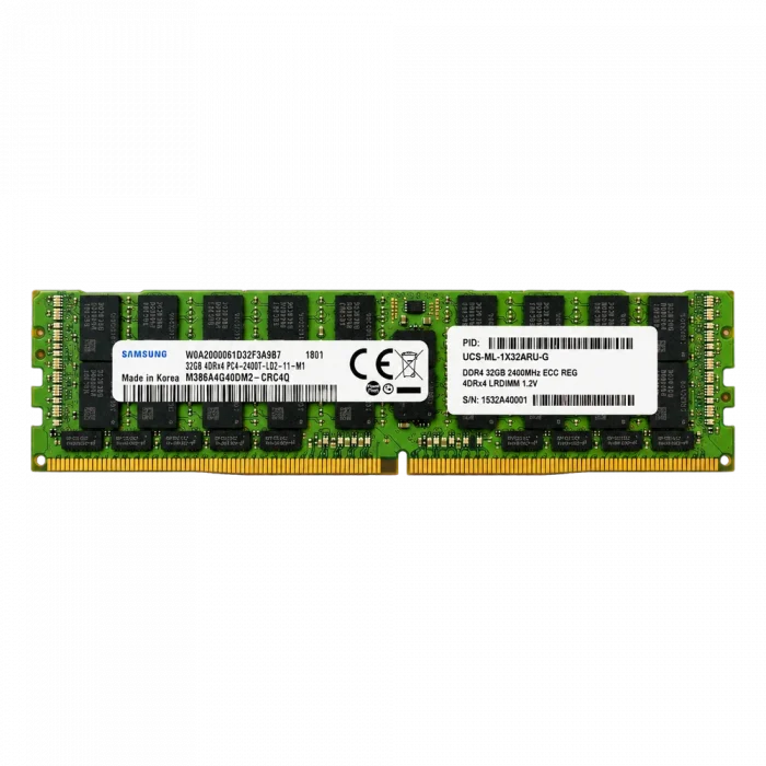 Оперативная память серверная 32GB DDR4 ECC REG SAMSUNG 2400 MHz 4Rx4 LRDIMM OEM