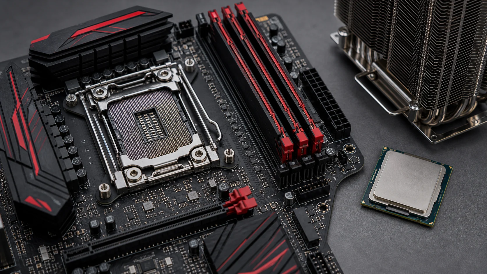 Материнская плата X99 с процессором Xeon E5 и DDR4 памятью