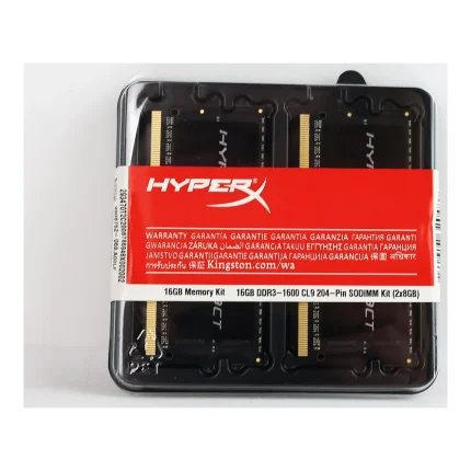 Оперативная память HyperX Fury DDR3 1600 Mhz 16 Gb SODIMM HyperX 16GB DDR3 1600MHz