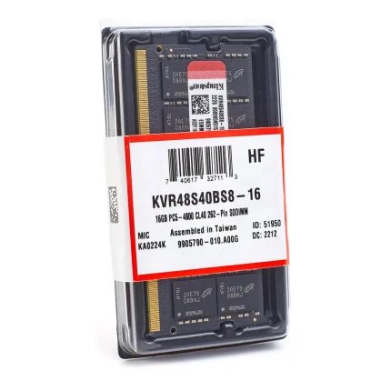 Оперативная память KingSton DDR5 4800 MHz 16 GB SODIMM Kingston 16GB DDR5 4800MHz